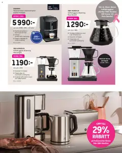 Elon - erbjudanden - Förhandsvisning av reklamblad från butik Elon aktuell från 29.09.2025 | Sida: 12 | Produkter: Kaffebryggare, Vattenkokare, Brödrost, Kaffe
