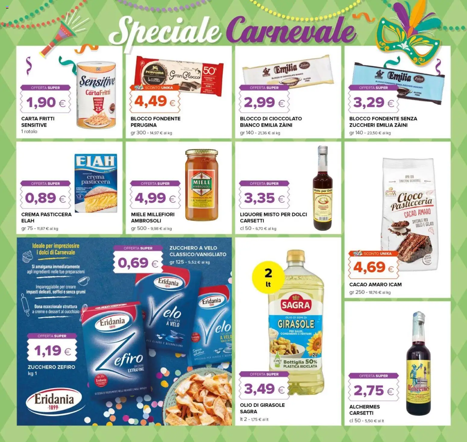 Volantino Oasi del 29.01.2026 | Pagina: 17 | Prodotti: Crema, Cioccolato, Olio di girasole, Miele