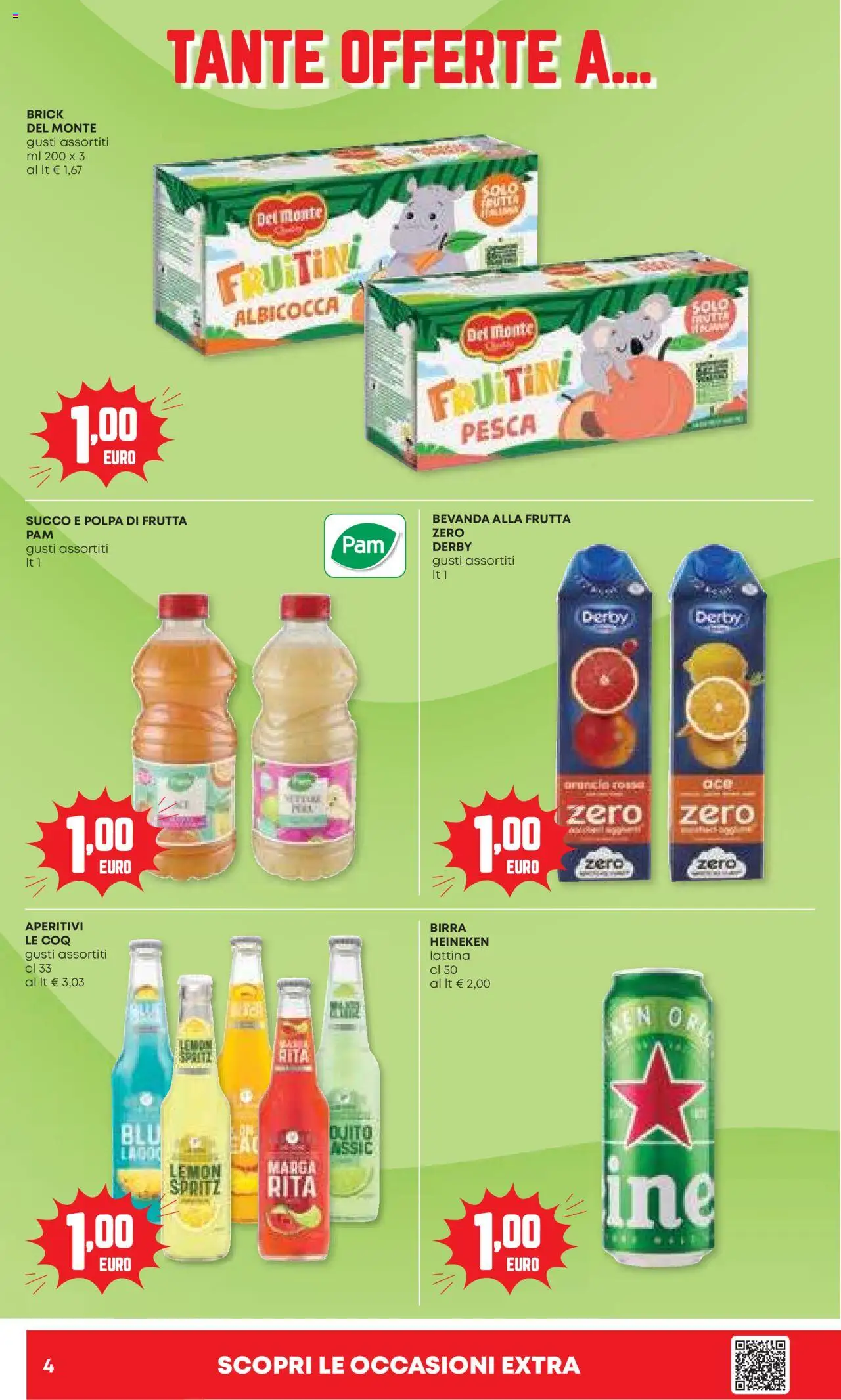Volantino Panorama del 25.09.2025 | Pagina: 4 | Prodotti: Succo, Birra, Frutta, Heineken