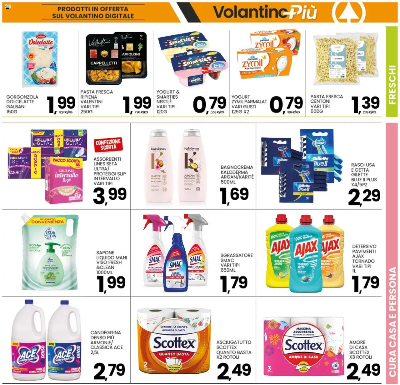 Volantino Interspar del 18.08.2025 | Pagina: 23 | Prodotti: Yogurt, Sgrassatore, Limone, Pasta
