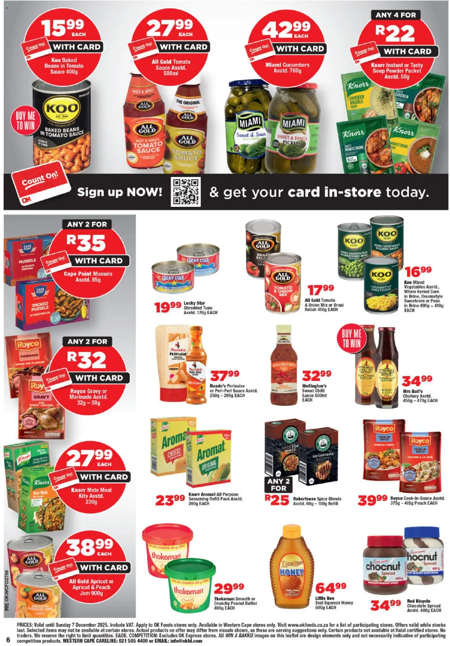 New OK Foods catalogue – valid from 25.11.2025 | Page: 6 | Products: Pickles, Seasoning, Cucumbers, Chilli