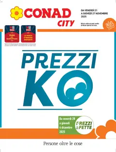 Anteprima del volantino Conad City Lombardia catalogo valido a partire dal 21.11.2025