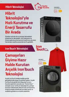 Arçelik Katalog - 16.07.2025 tarihinden itibaren geçerlidir | Sayfa: 40 | Ürünler: Kurutma makinesi, Su, Ütü