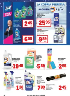 Anteprima del volantino Volantino Metro	 valido a partire dal 04.12.2025 | Pagina: 36 | Prodotti: Detergente, Tanica
