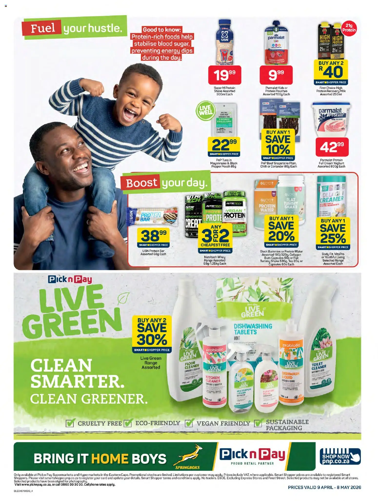 New Pick n Pay catalogue – valid from 09.04.2026 | Page: 4 | Products: Toilet, Creamer, Tea, Grapefruit