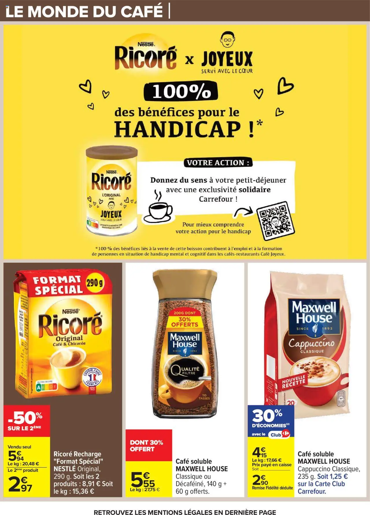 {H1} | Page: 40 | Produits: Ricoré, Café soluble, Café, Tasses