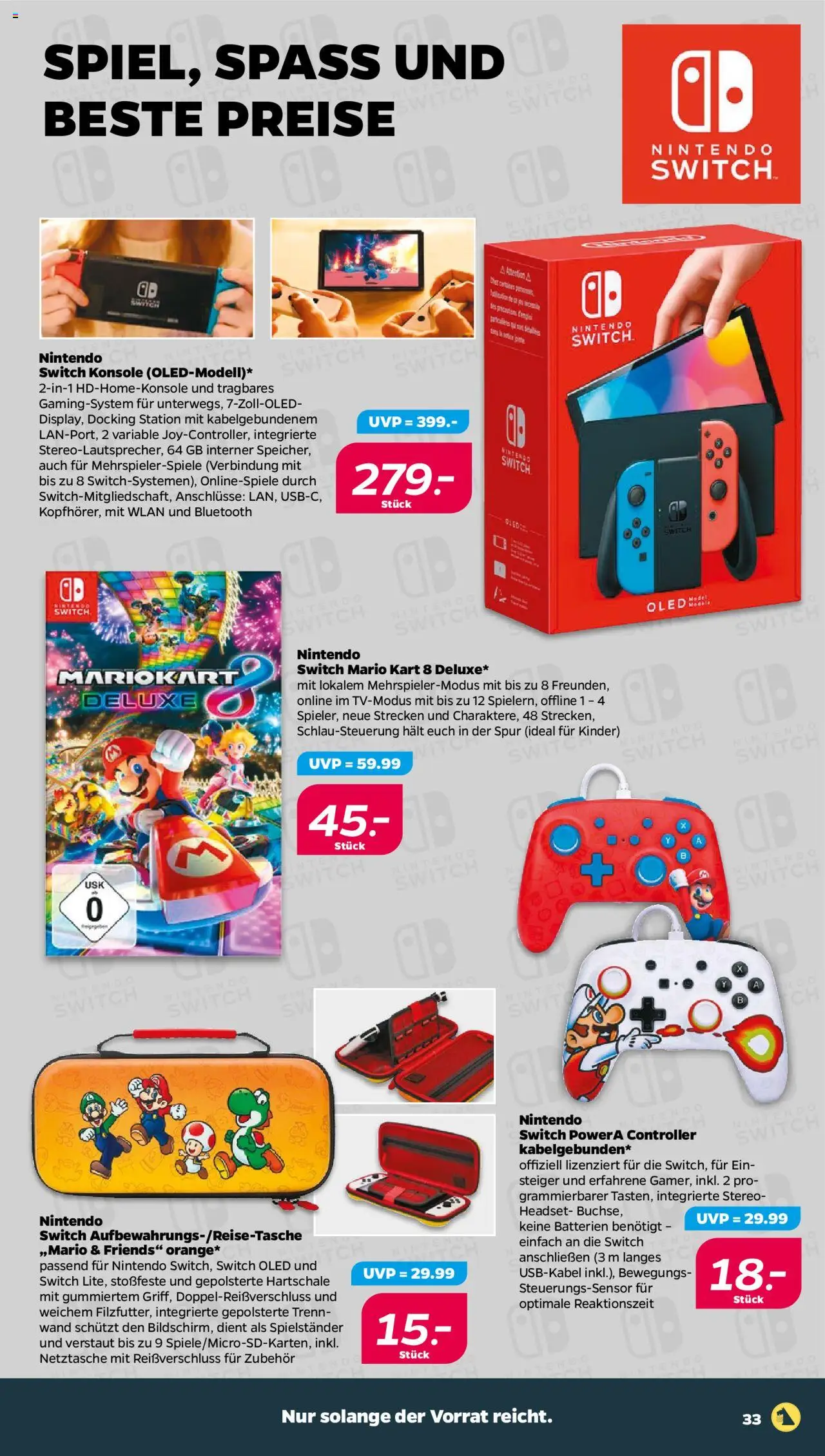 Netto Prospekt 	 – gültig ab 06.10.2025 | Seite: 33 | Produkte: Batterien, Headset, Docking station