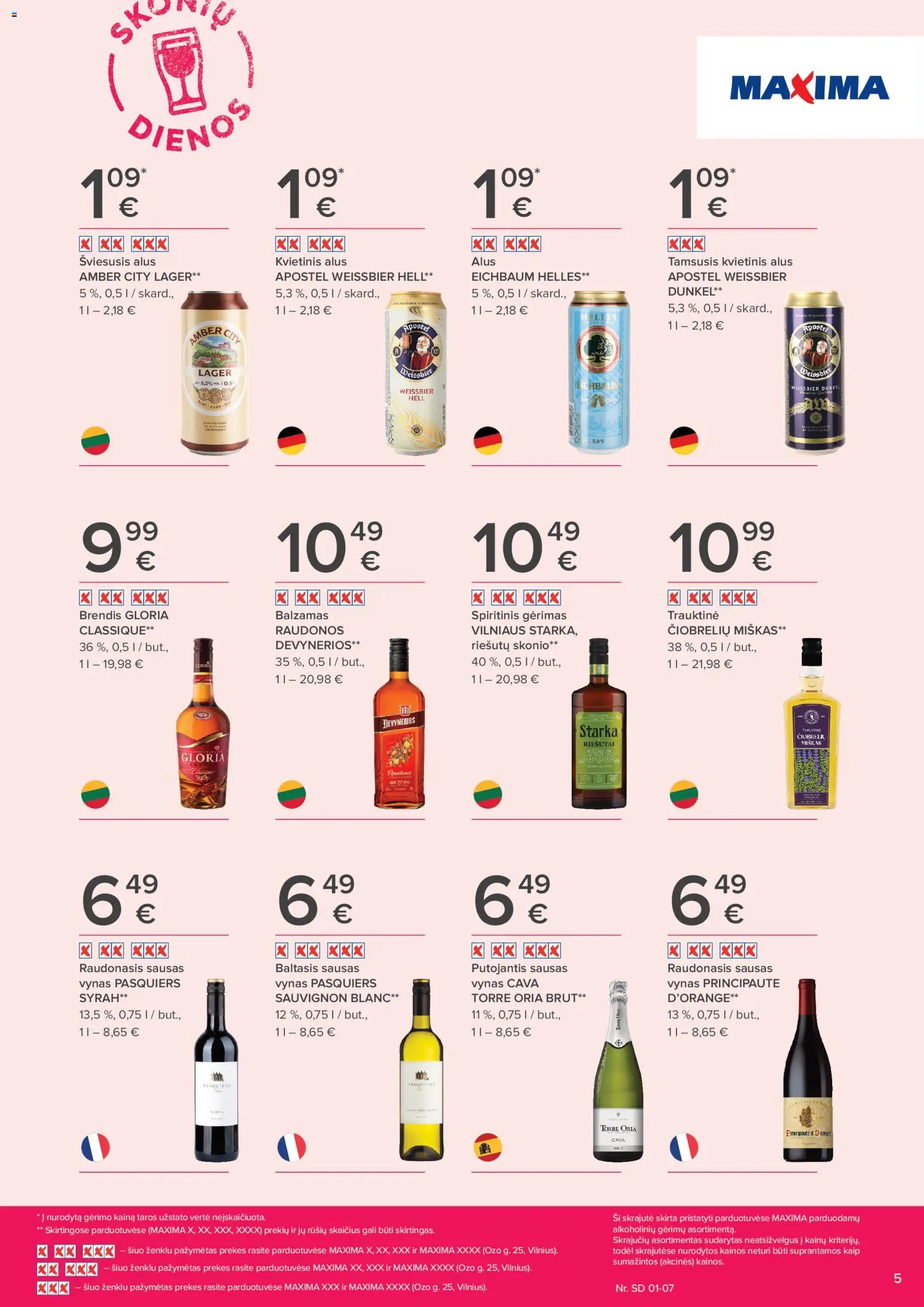 MAXIMA akcijos nuo 18.12.2025 | Puslapis: 5 | Prekių: Balzamas, Vynas, Alus
