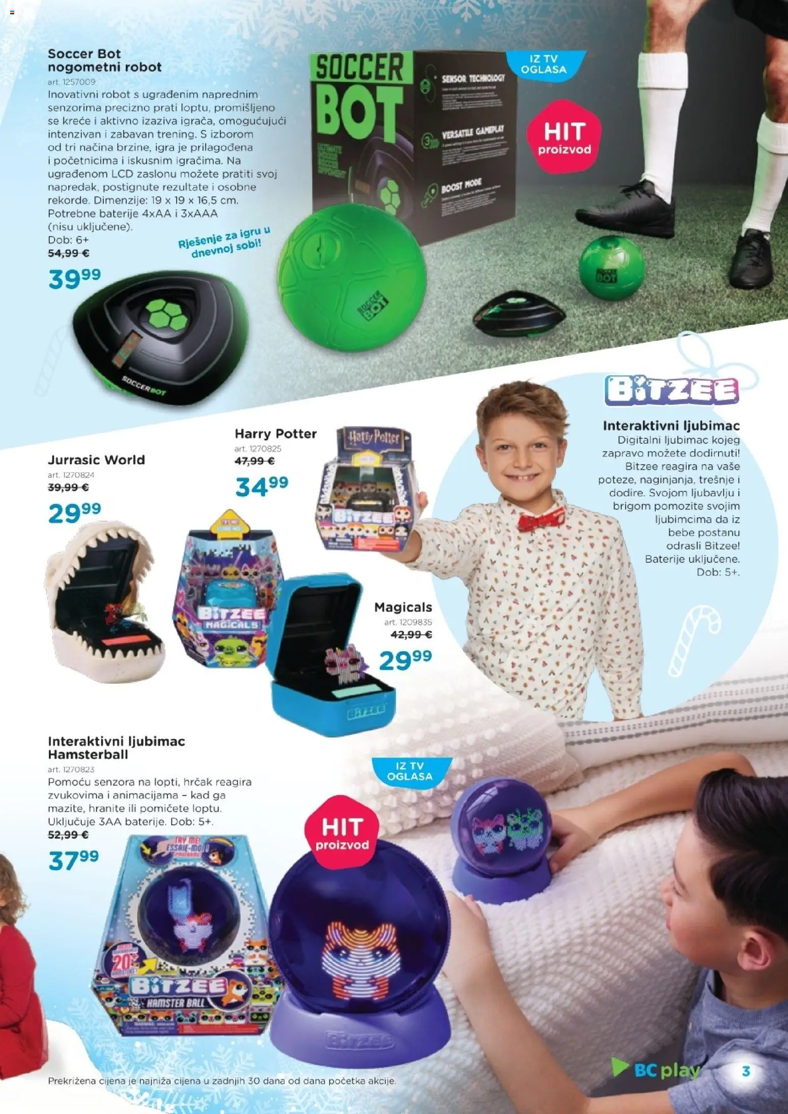 Baby Center katalog | vrijedi od 01.11.2025 | Stranica: 3 | Proizvodi: Robot, Baterije, Tv, Igra