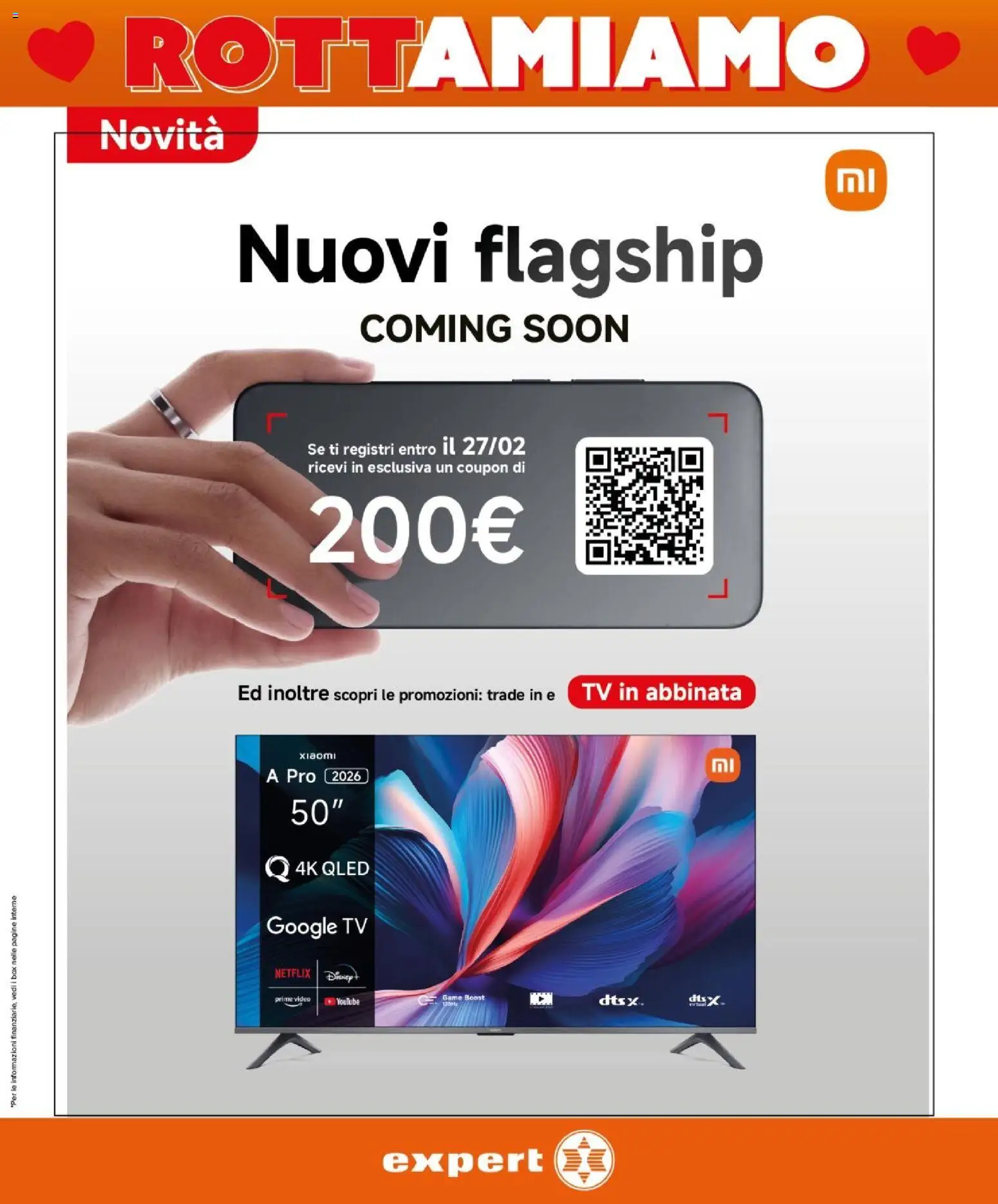 Volantino Expert del 12.02.2026 | Pagina: 13 | Prodotti: Xiaomi, TV, Video
