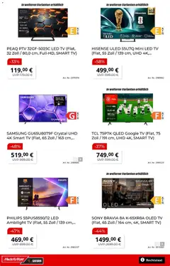Media Markt Prospekt 	 ab 23.03.2026 gültig | Seite: 2 | Produkte: Philips, Hisense, Smart TV, Audio