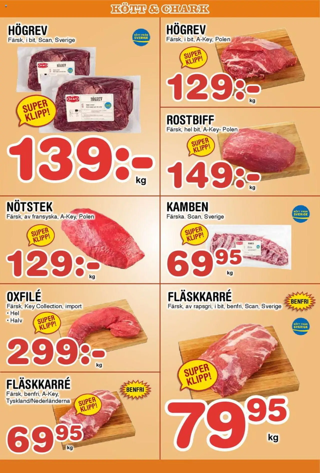 Nya Pulsen reklamblad aktuell från 08.09.2025 | Sida: 3 | Produkter: Oxfilé