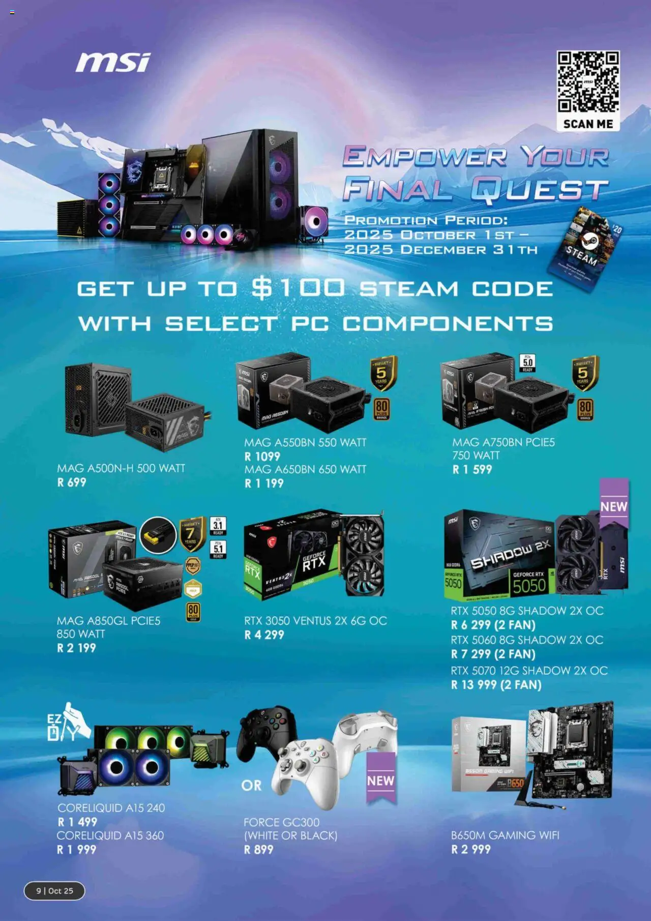 New Computer Mania catalogue – valid from 01.10.2025 | Page: 10 | Products: PC, Fan
