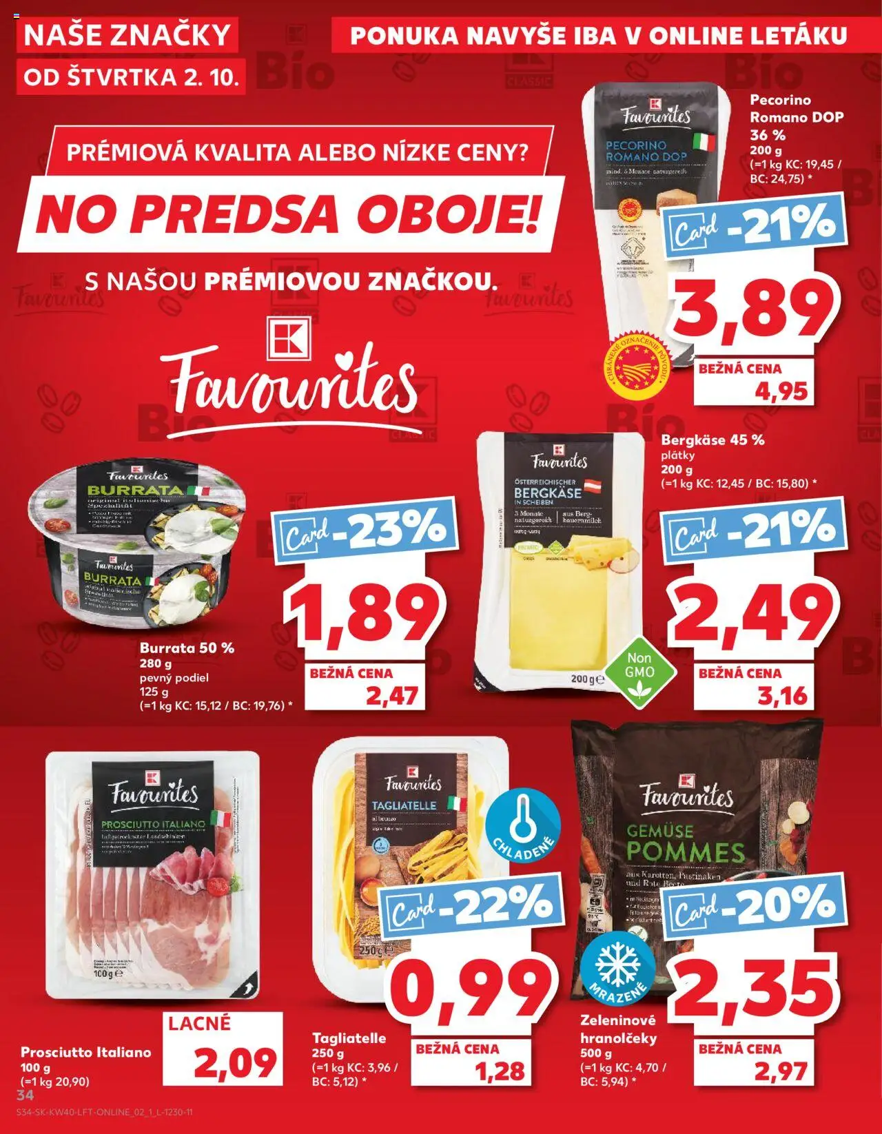 Nové Kaufland akcie – leták je platný od 02.10.2025 | Strana: 34