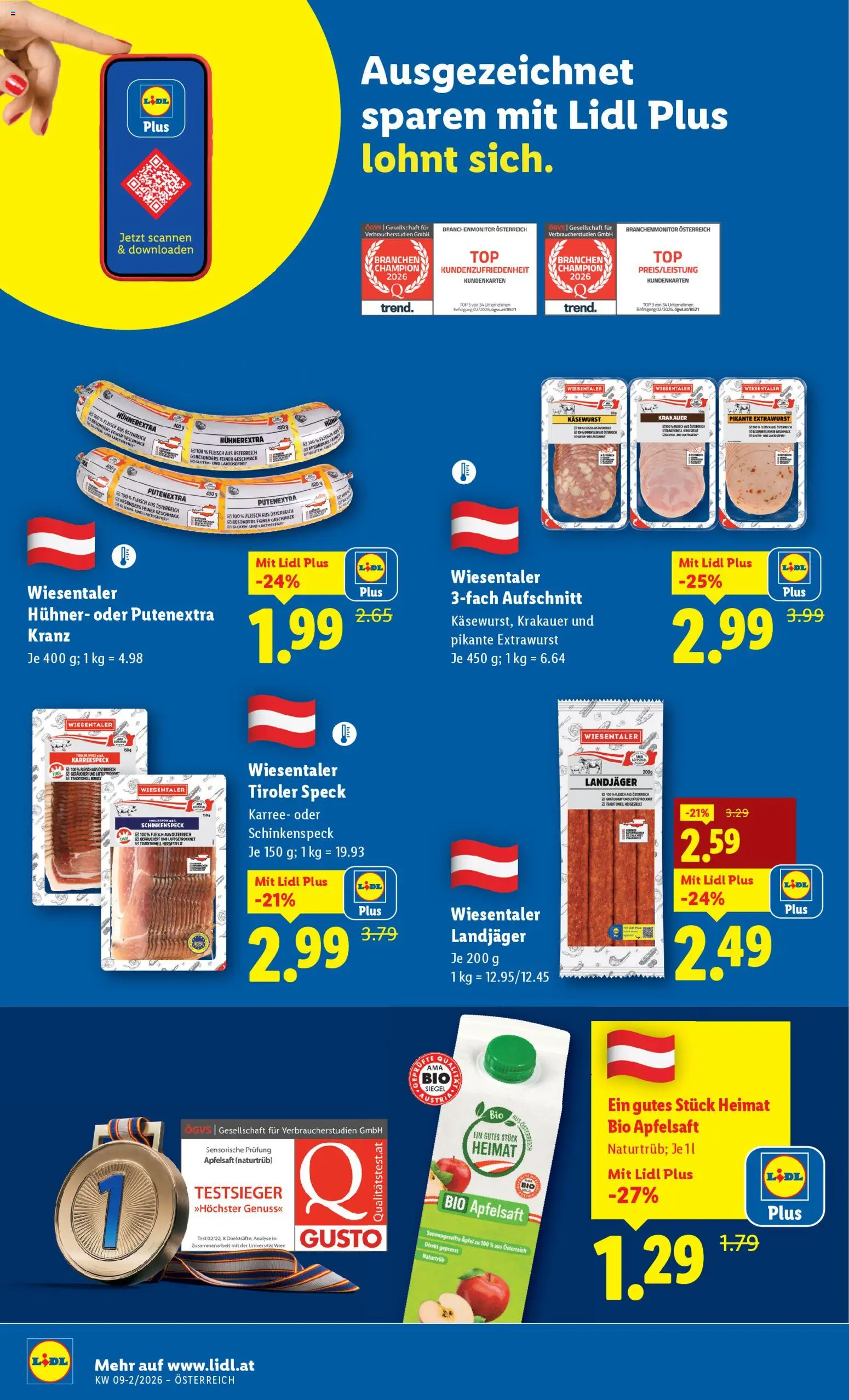Lidl Flugblatt - Altenmarkt im Pongau, St. Johann im Pongau, Zell am See gültig ab 26.02.2026 | Seite: 12 | Produkte: Planche de surf, Äpfel