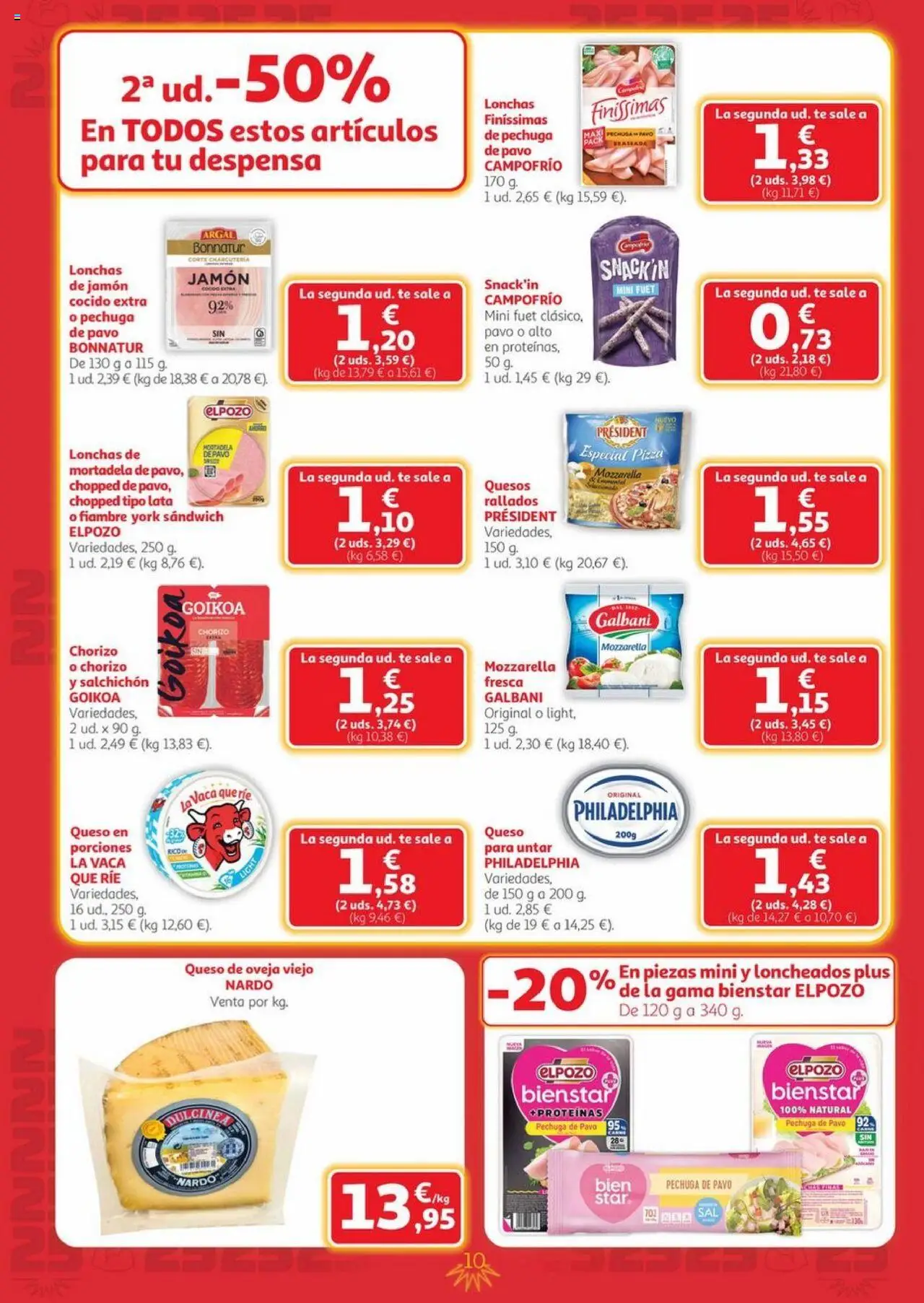 Alcampo - Canarias │ válido desde el 25.09.2025 | Página: 10 | Productos: Queso de oveja, Queso, Jamón, Té