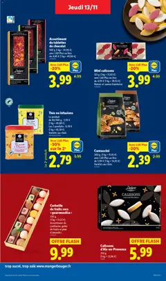 LIDL - Prévisualisation de Corbeille de fruits secs «gourmandise », 320 g (1 kg = 31,22 €) Assortiment de confiserie, gelée de fruits et pâte d'amandes valide à partir de 13.11.2025 | Page: 27
