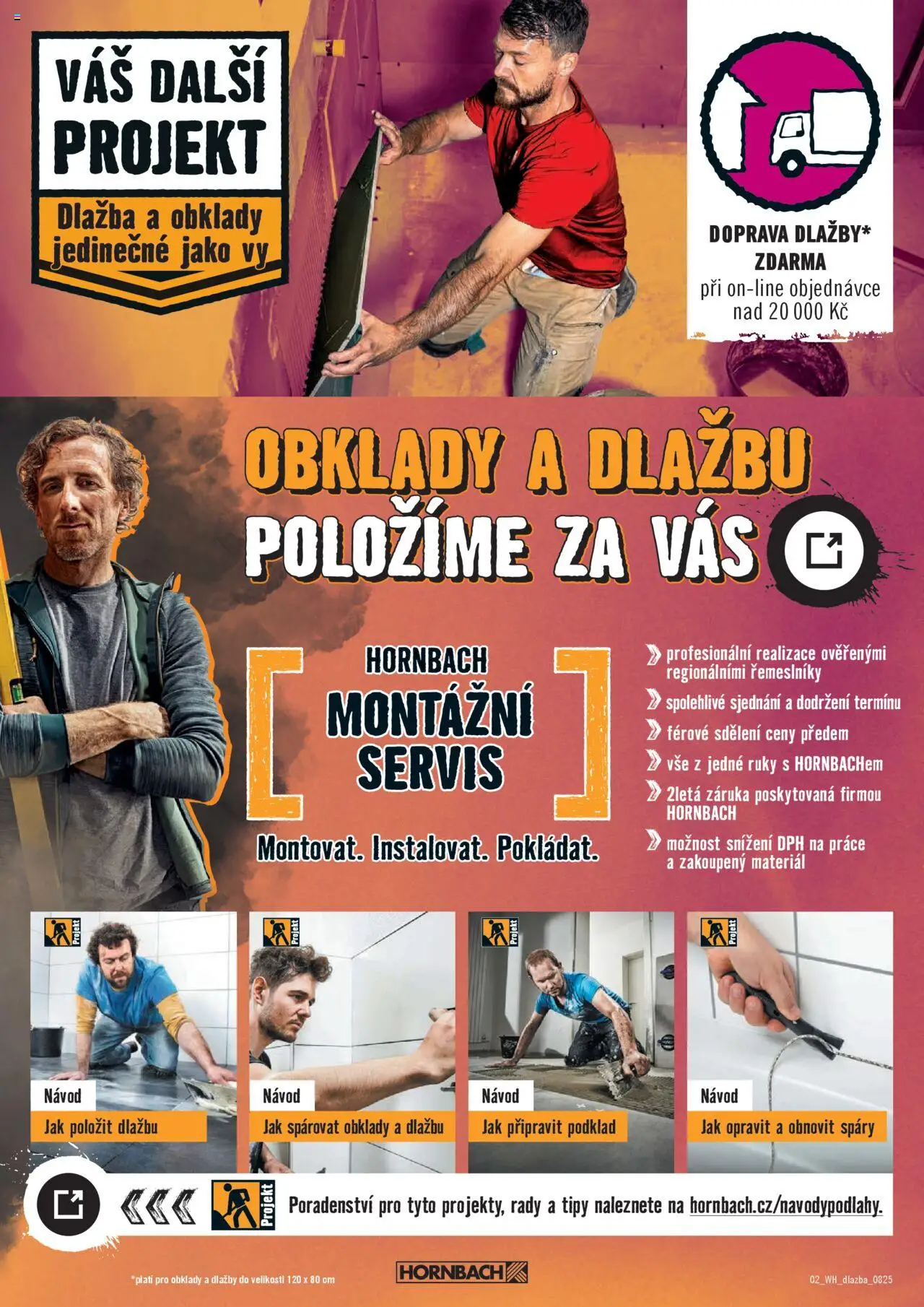 HORNBACH leták - Dlažba od 13.08.2025 | Strana: 2 | Produkty: Dlažba