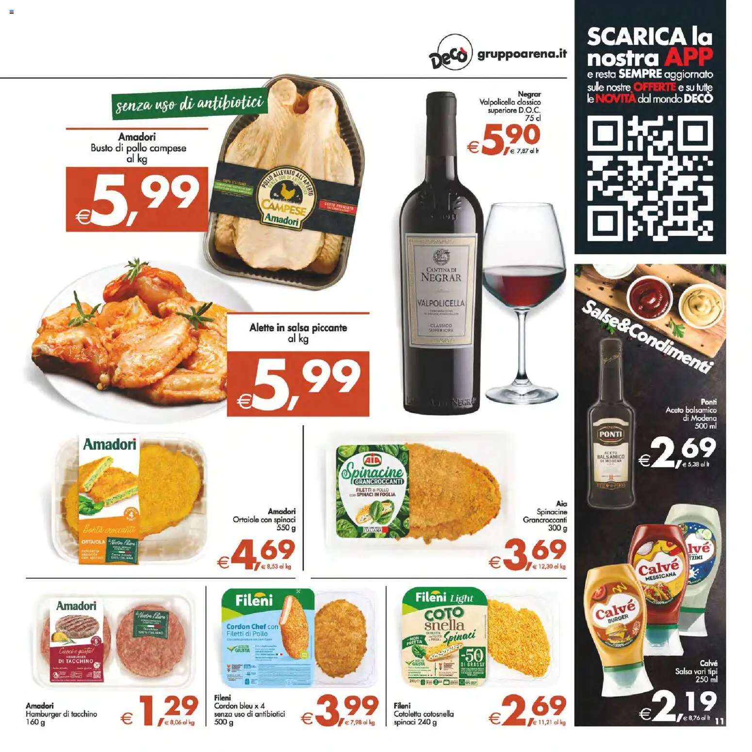 Volantino Decò del 23.01.2026 | Pagina: 13 | Prodotti: Tacchino, Spinaci, Aceto, Hamburger