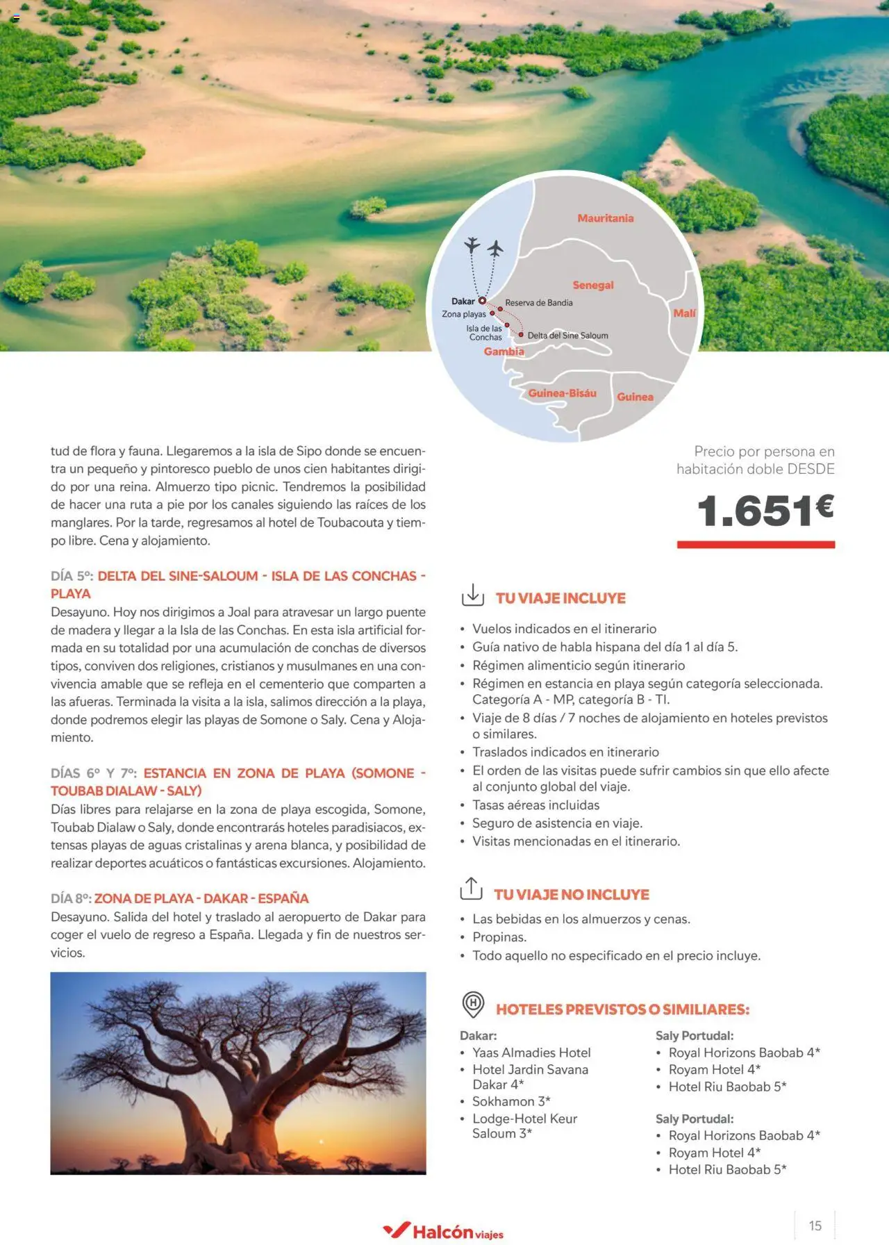 Halcón Viajes Senegal │ válido desde el 26.04.2024 | Página: 15