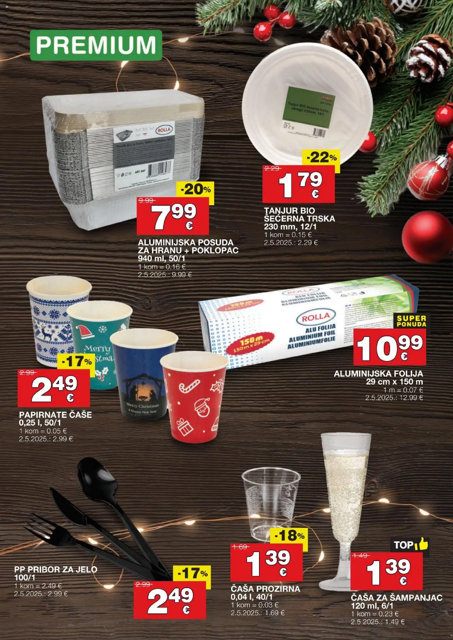 Stanić Diskont katalog | vrijedi od 20.11.2025 | Stranica: 13 | Proizvodi: Čaše, Pribor za jelo