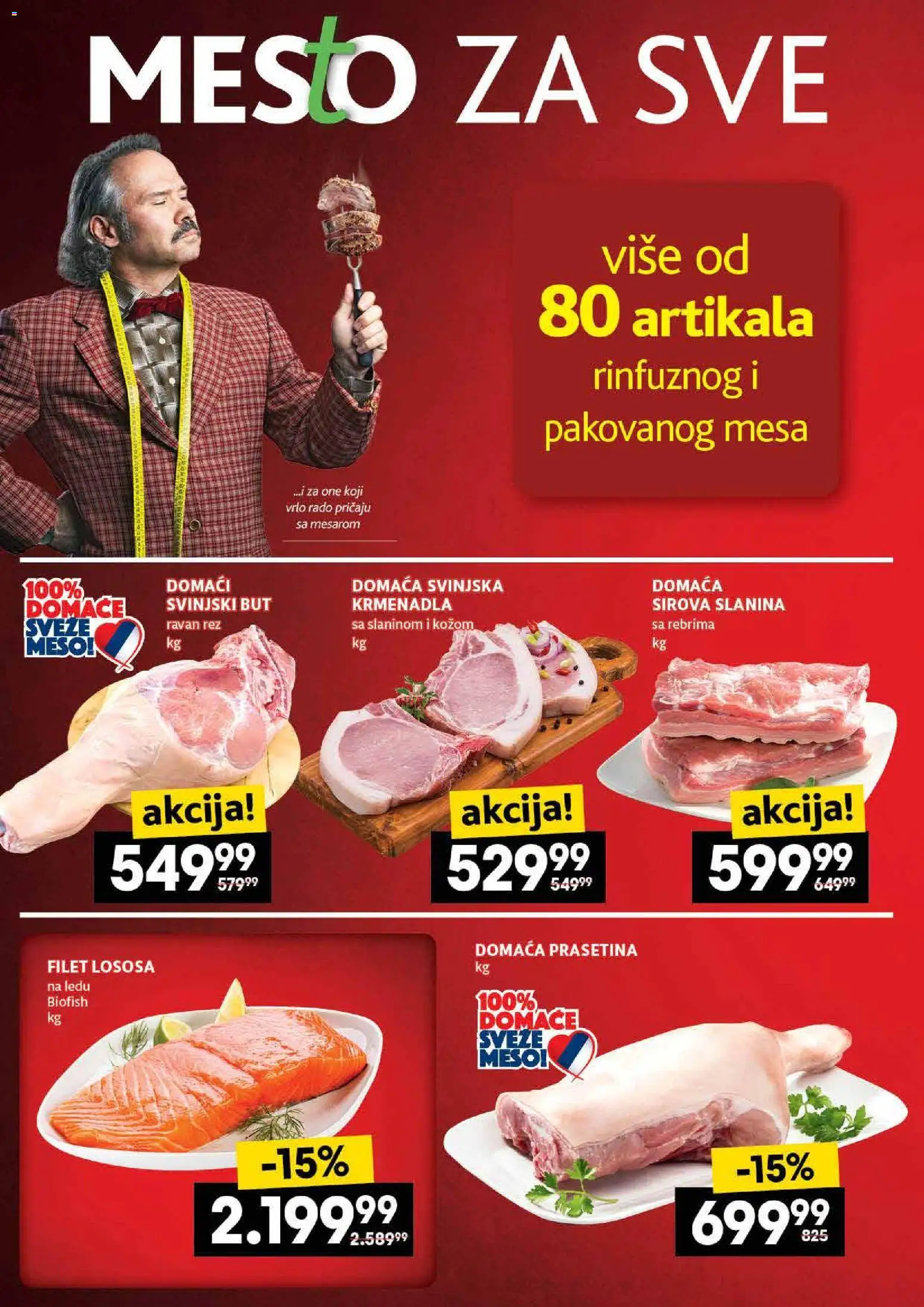 Idea katalog - važi od 30.10.2025 | Strana: 4 | Proizvode: Sirova slanina, Krmenadla, Slanina, Svinjski but