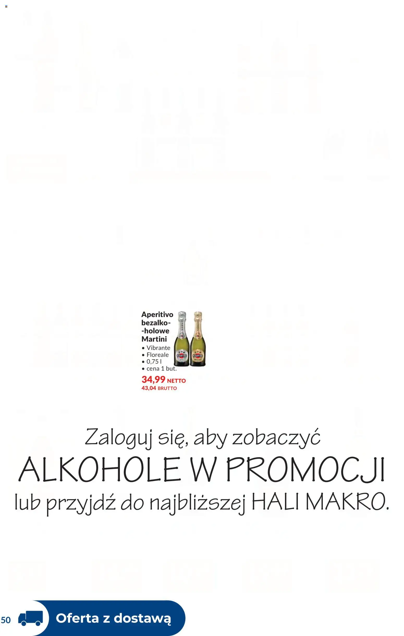 Makro Gazetka - Dystrybucja do sklepów od 17.02.2026 | Strona: 50 | Produkty: Martini