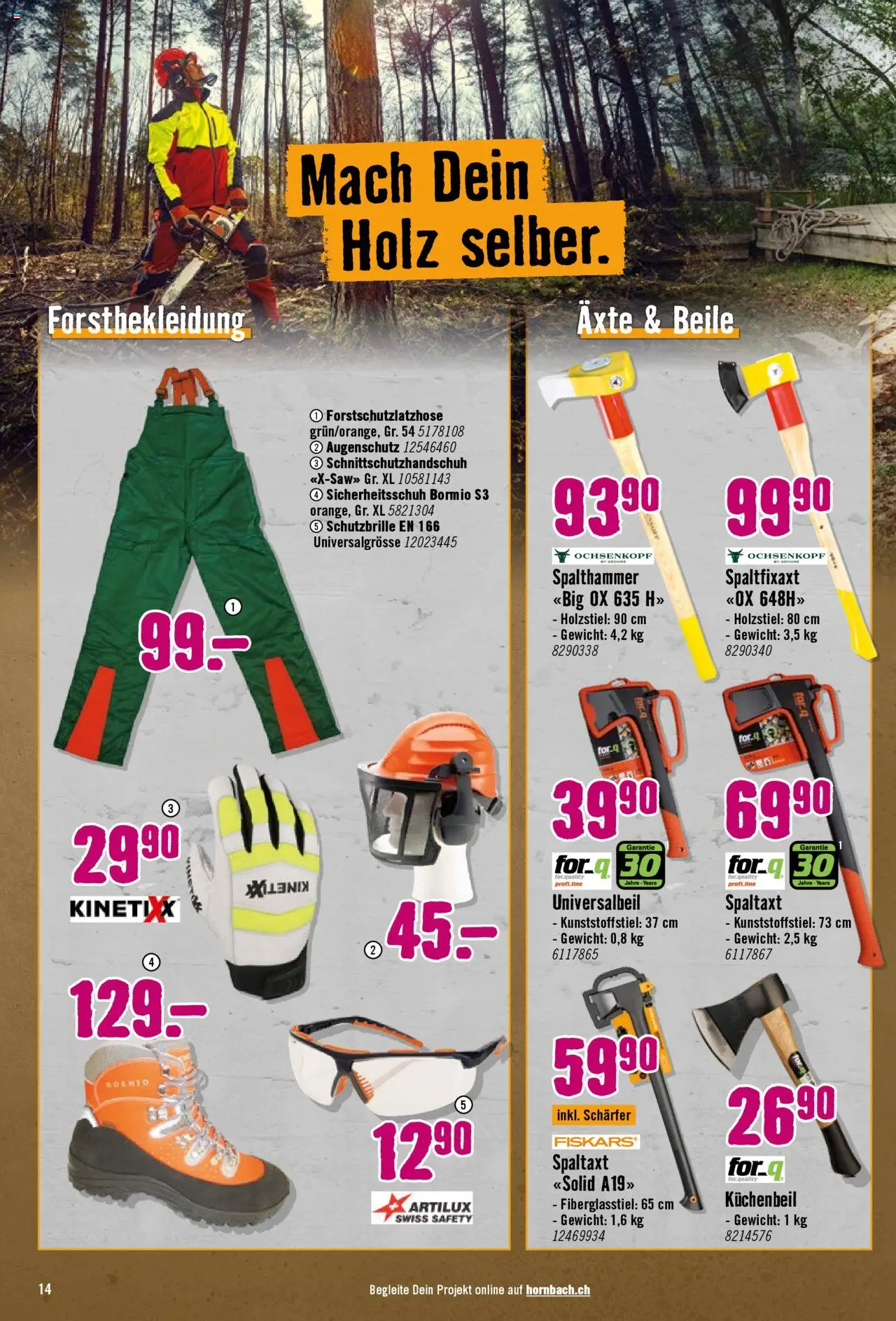Hornbach Aktionen – gültig ab 13.10.2025 | Seite: 14 | Produkte: Gewicht