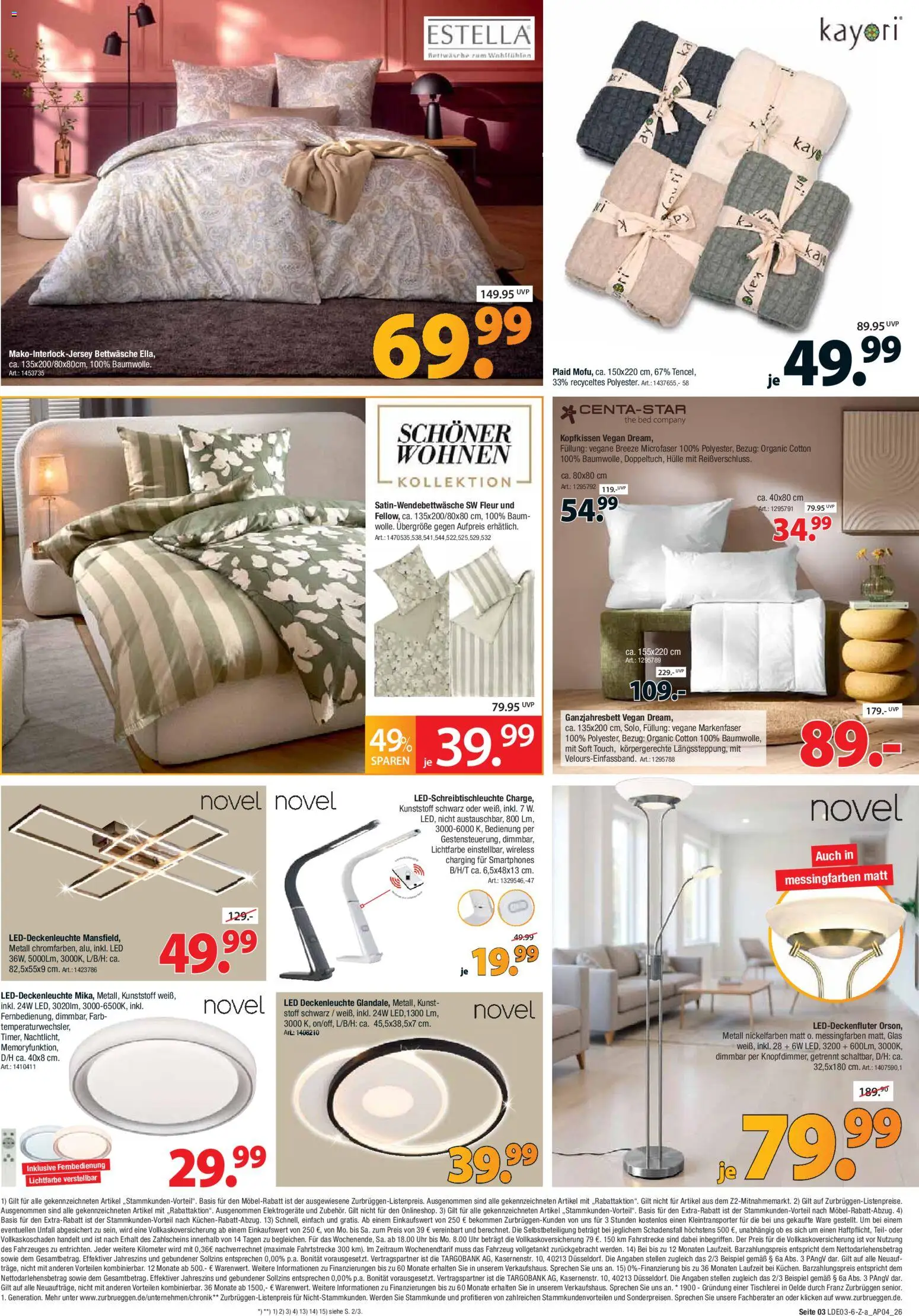 Zurbrüggen Best Deals – gültig ab 28.03.2026 | Seite: 3 | Produkte: Hülle, Bettwäsche, Kopfkissen, Smartphones