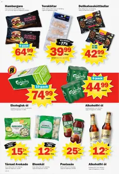 Pekås erbjudanden - Förhandsvisning av reklamblad från butik Pekås aktuell från 02.03.2026 | Sida: 4 | Produkter: Avocado, Köttbullar, Öl, Blomkål