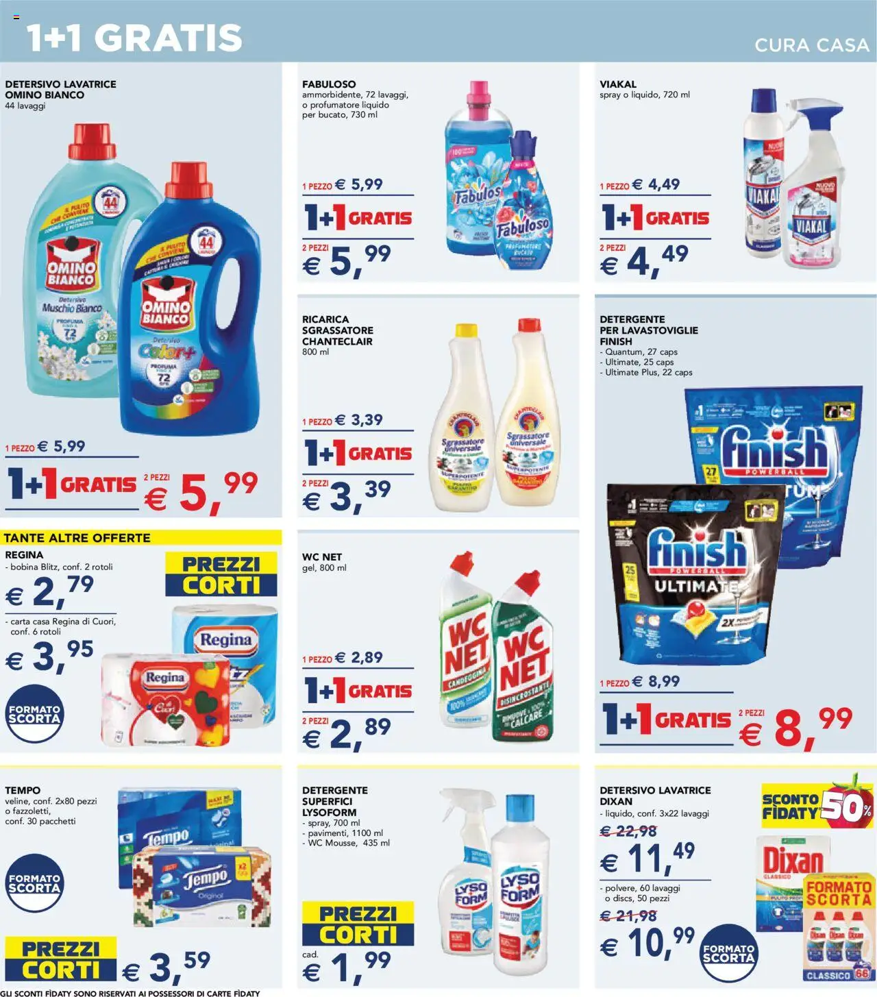 Volantino Esselunga S del 28.08.2025 | Pagina: 10 | Prodotti: Detergente, Sgrassatore, Lavatrice, WC