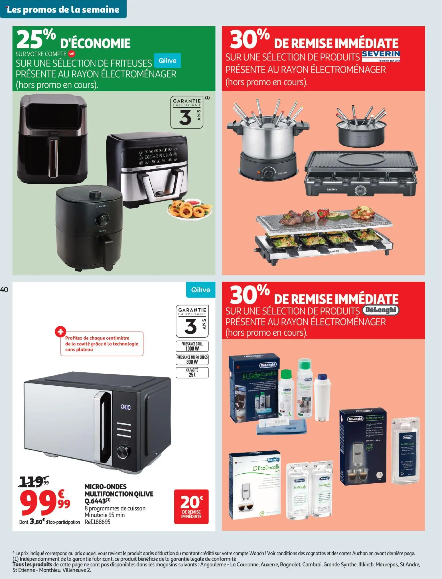 {H1} | Page: 40 | Produits: Plateau, Grill, Delonghi