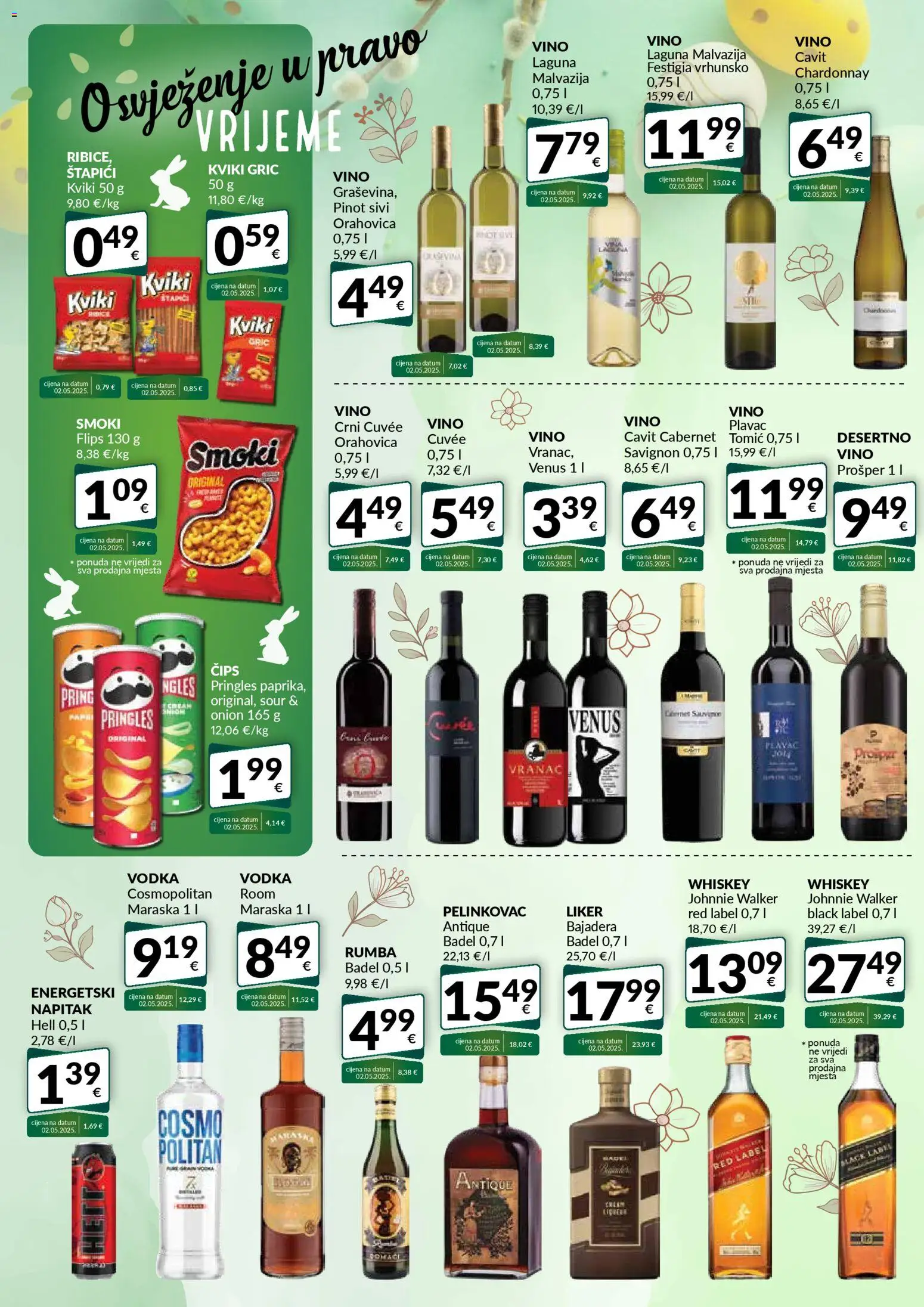 Bakmaz katalog | vrijedi od 01.04.2026 | Stranica: 12 | Proizvodi: Hell, Pelinkovac, Vino, Liker