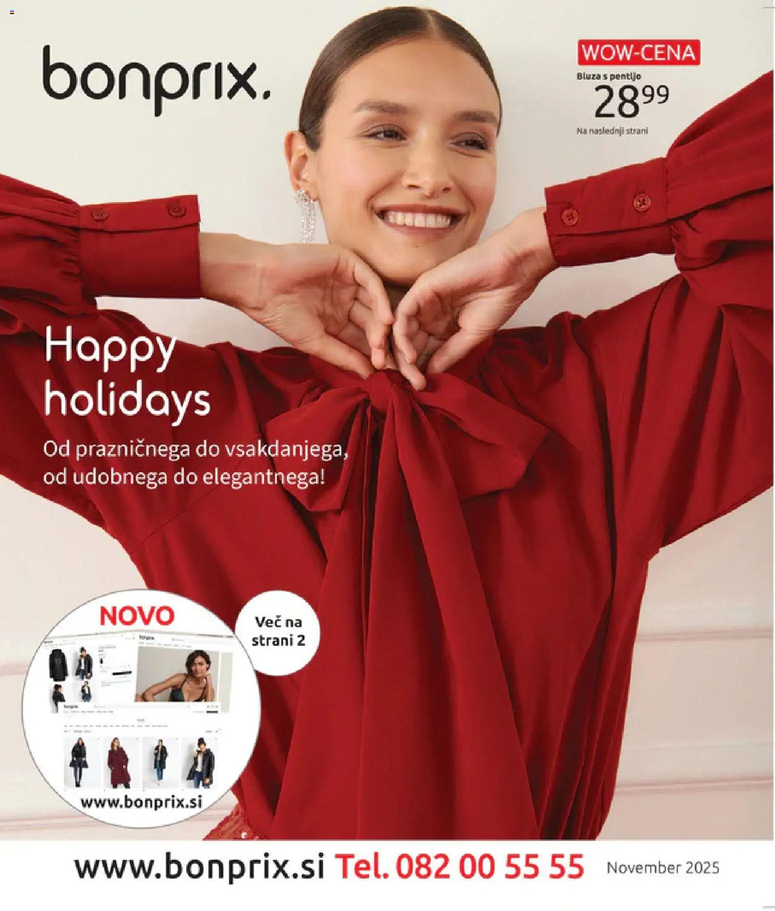 Novi Bonprix katalog ponudbe – veljaven od 24.11.2025 | Stran: 1 | Izdelki: Bluza