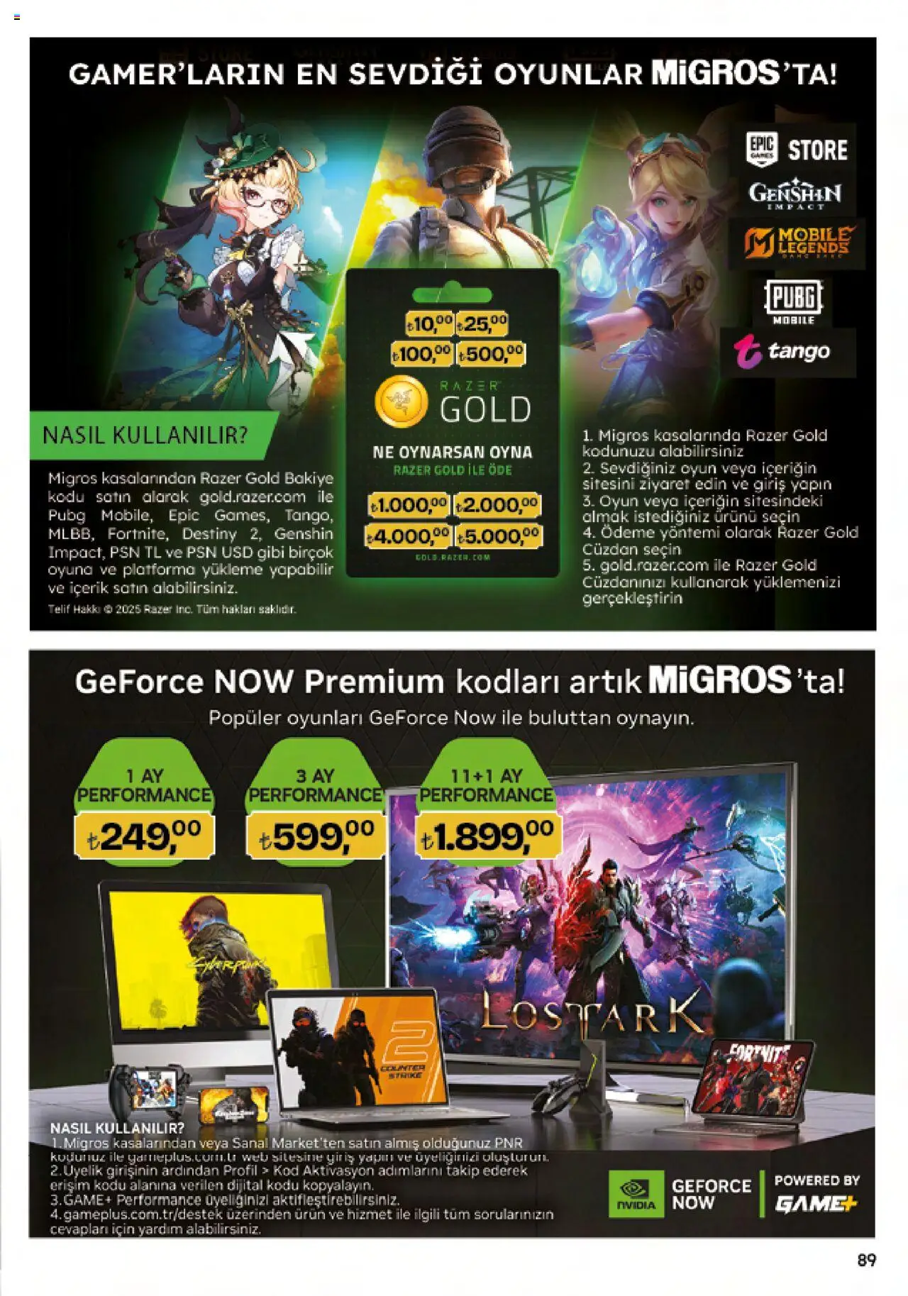 Migros Katalog - 5M Migroskop Dijital - 25.09.2025 tarihinden itibaren geçerlidir | Sayfa: 89 | Ürünler: Cüzdan, Oyun
