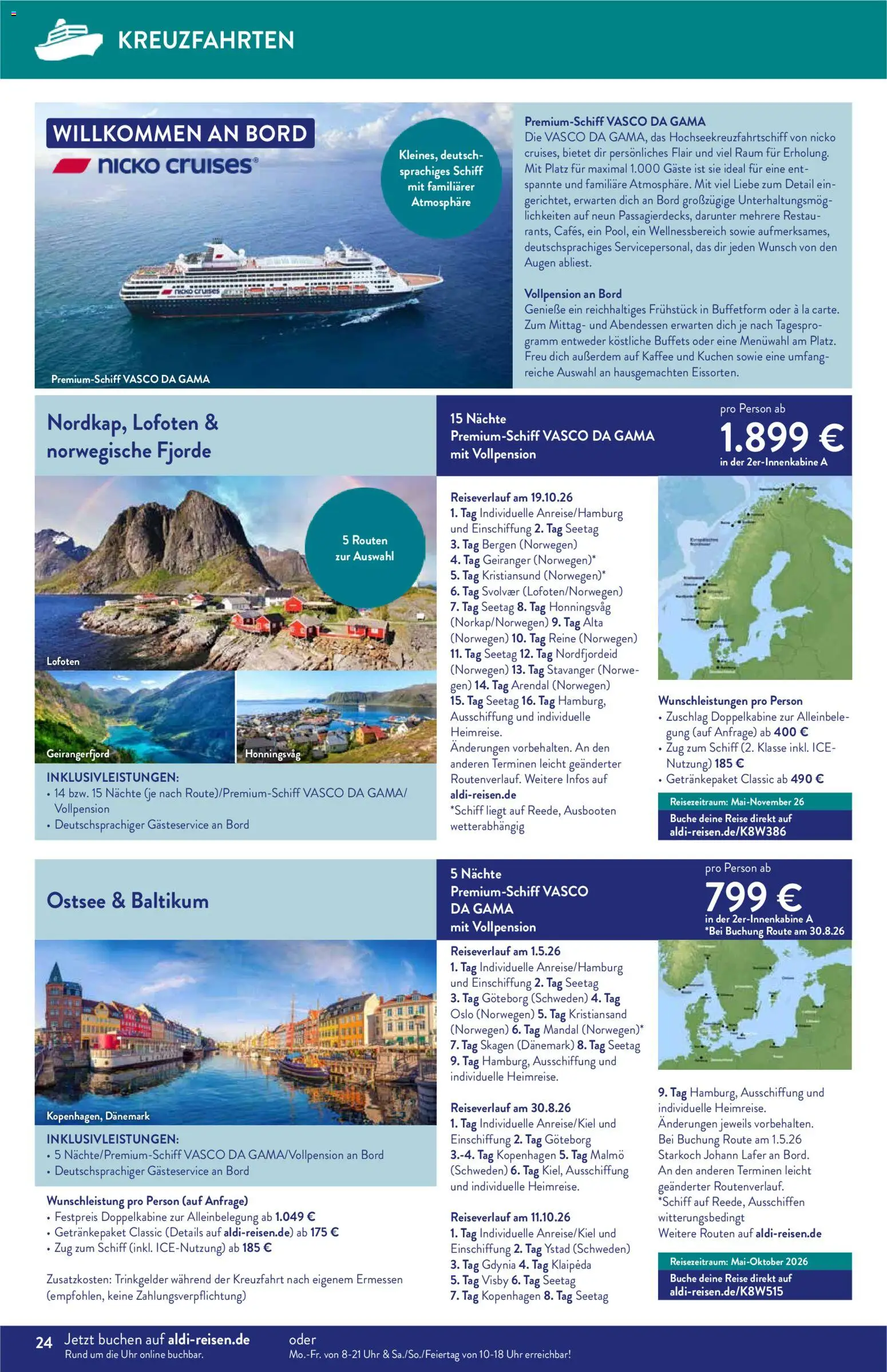 Aldi Reisen  Reisemagazin – gültig ab 01.12.2025 | Seite: 24