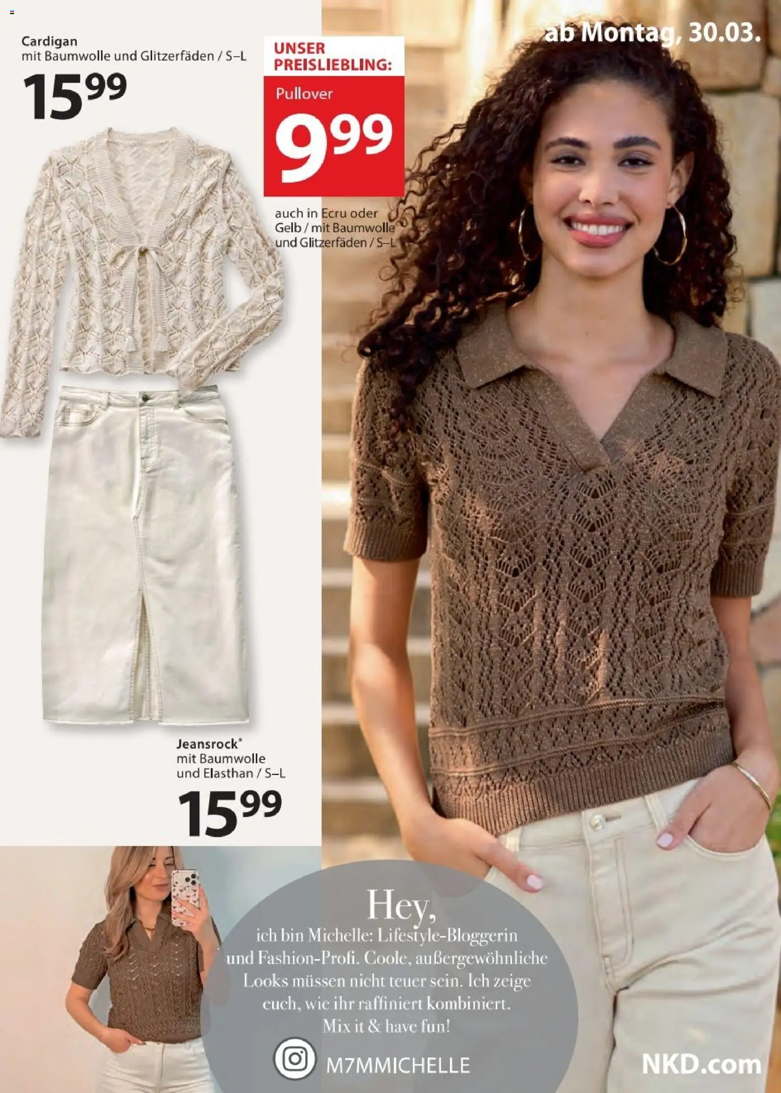 NKD Prospekt 	 – gültig ab 30.03.2026 | Seite: 3 | Produkte: Cardigan, Pullover