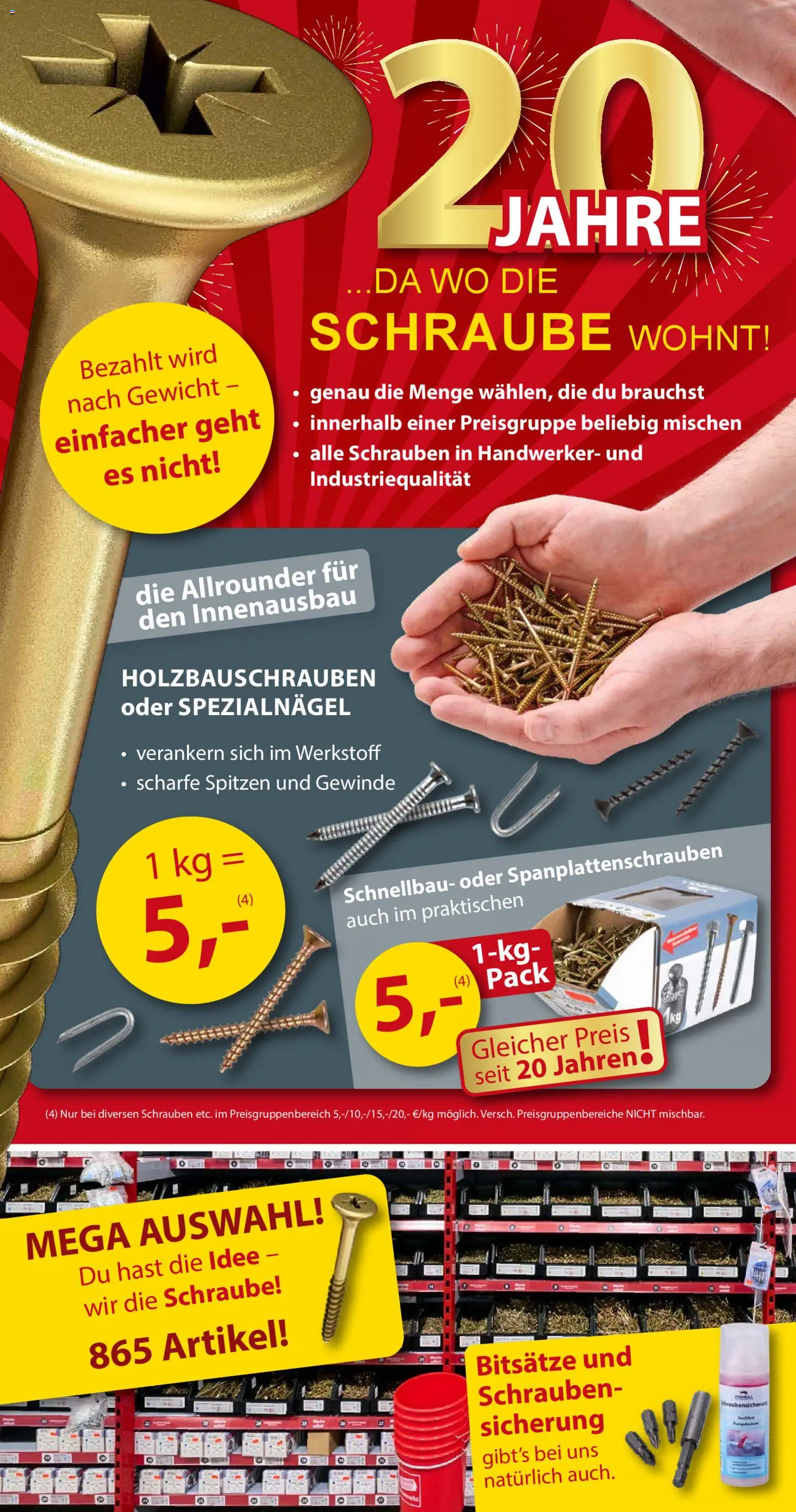 Sonderpreis Baumarkt Prospekt 	 – gültig ab 06.12.2025 | Seite: 10 | Produkte: Gewicht