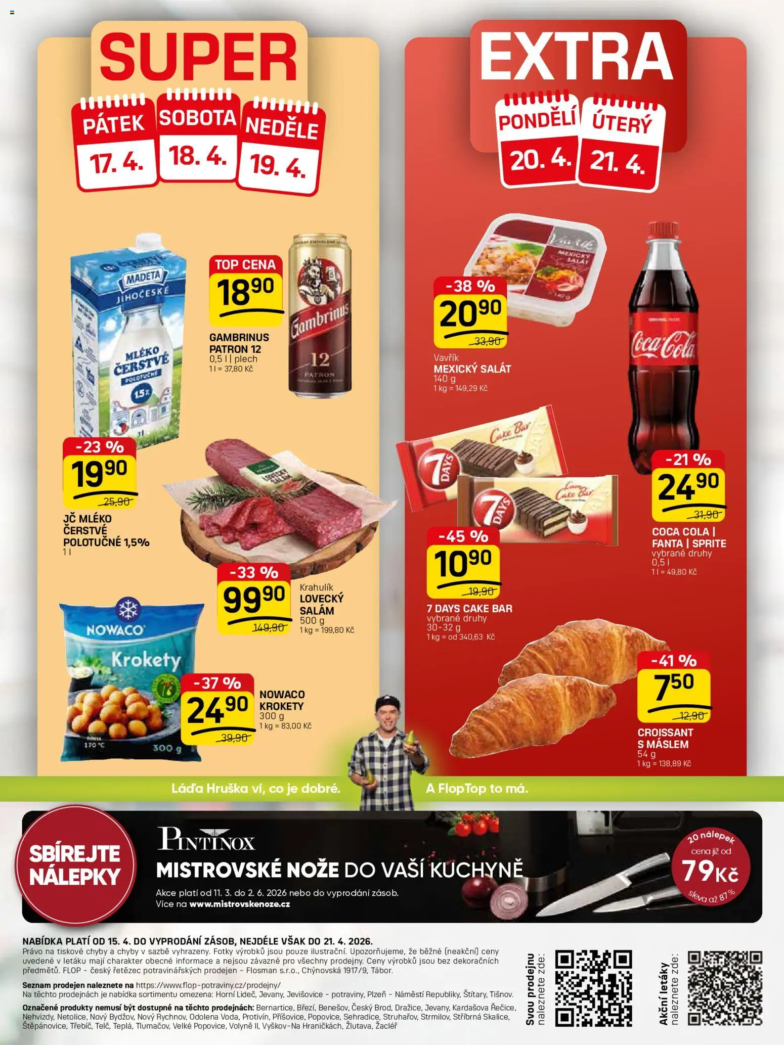 Flop leták - FlopTop od 15.04.2026 | Strana: 12 | Produkty: Krokety, Nože, Salát, Plech