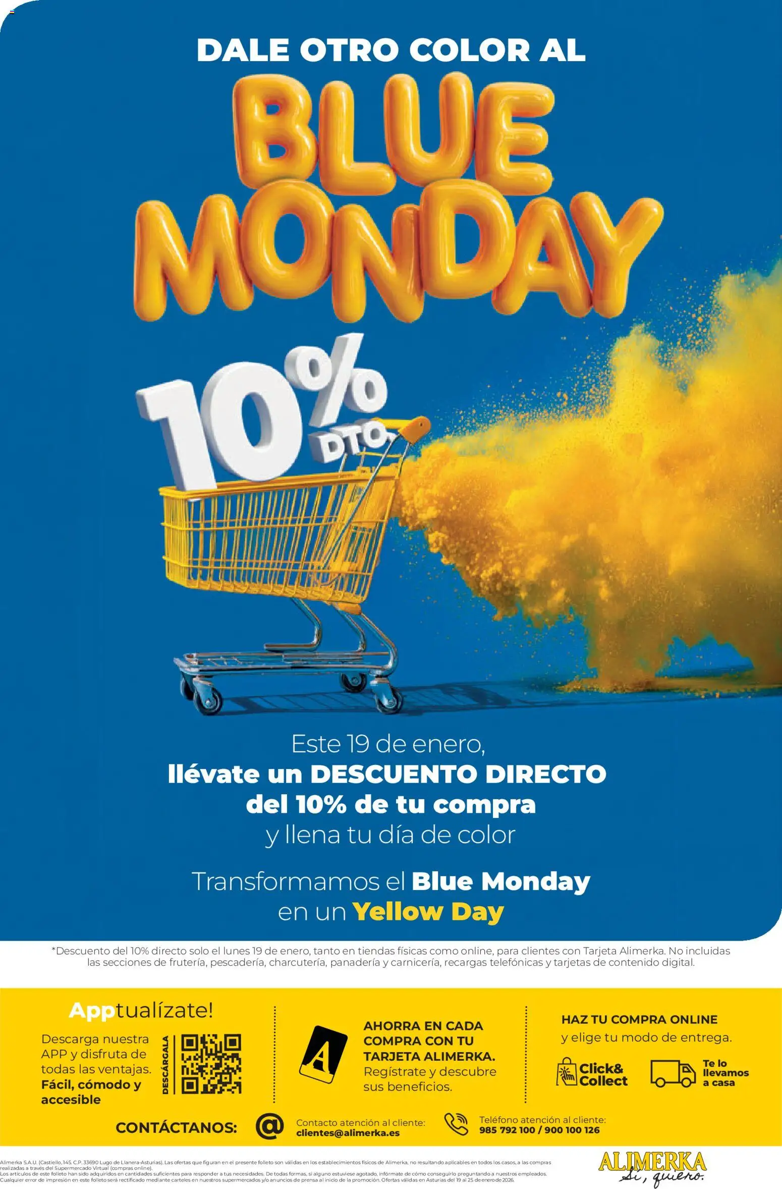 Alimerka folleto Asturias │ válido desde el 19.01.2026 | Página: 16 | Productos: Té, Teléfono, Prensa, Panadería