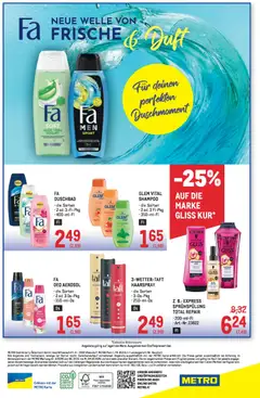 Metro Starke Marken ab 22.01.2026 gültig | Seite: 16 | Produkte: Duft, Shampoo, Haarspray