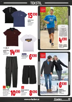 E.leclerc katalog │ velja od 27.08.2025 | Stran: 45 | Izdelki: Trenirka, Majica, Hlace