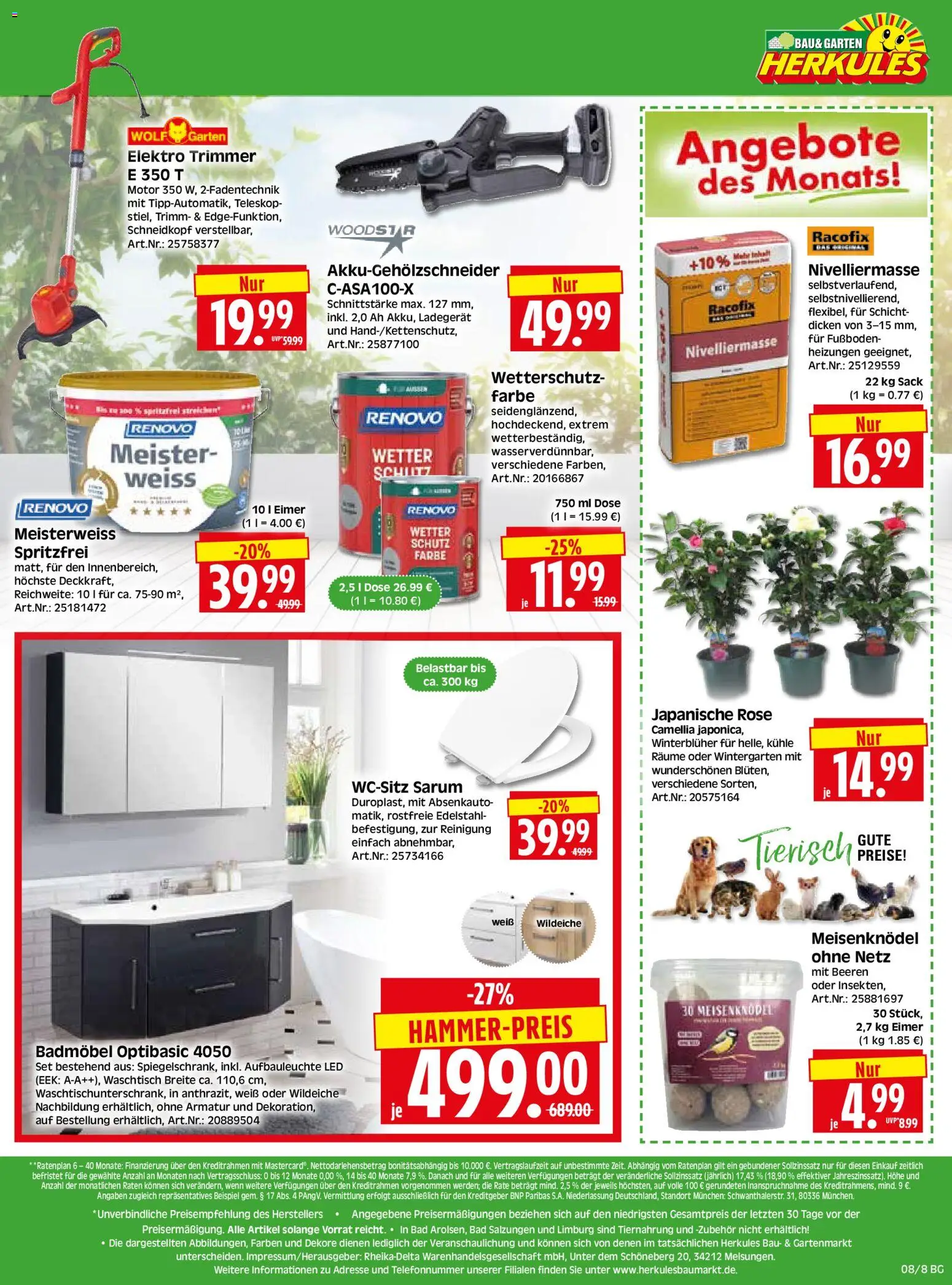 HERKULES - Bau & Garten – gültig ab 16.02.2026 | Seite: 8 | Produkte: Bad, Armatur, Waschtisch, Ladegerät