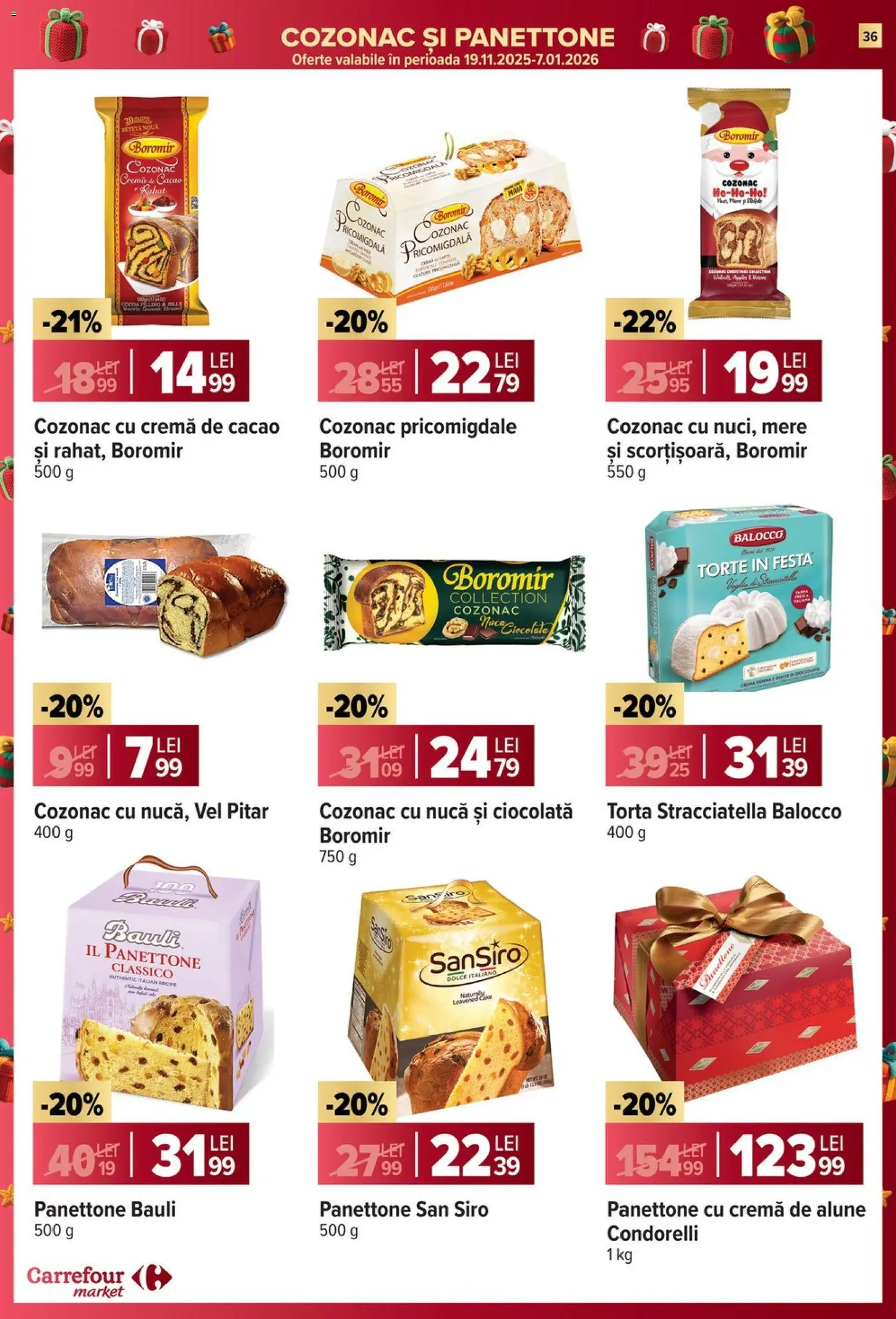 Noul catalog Carrefour – valabil de la 03.12.2025 | Pagină: 36 | Produse: Alune, Cremă, Ciocolată, Cacao