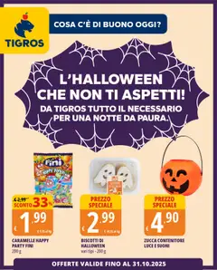 Anteprima del volantino Tigros Halloween catalogo valido a partire dal 16.10.2025