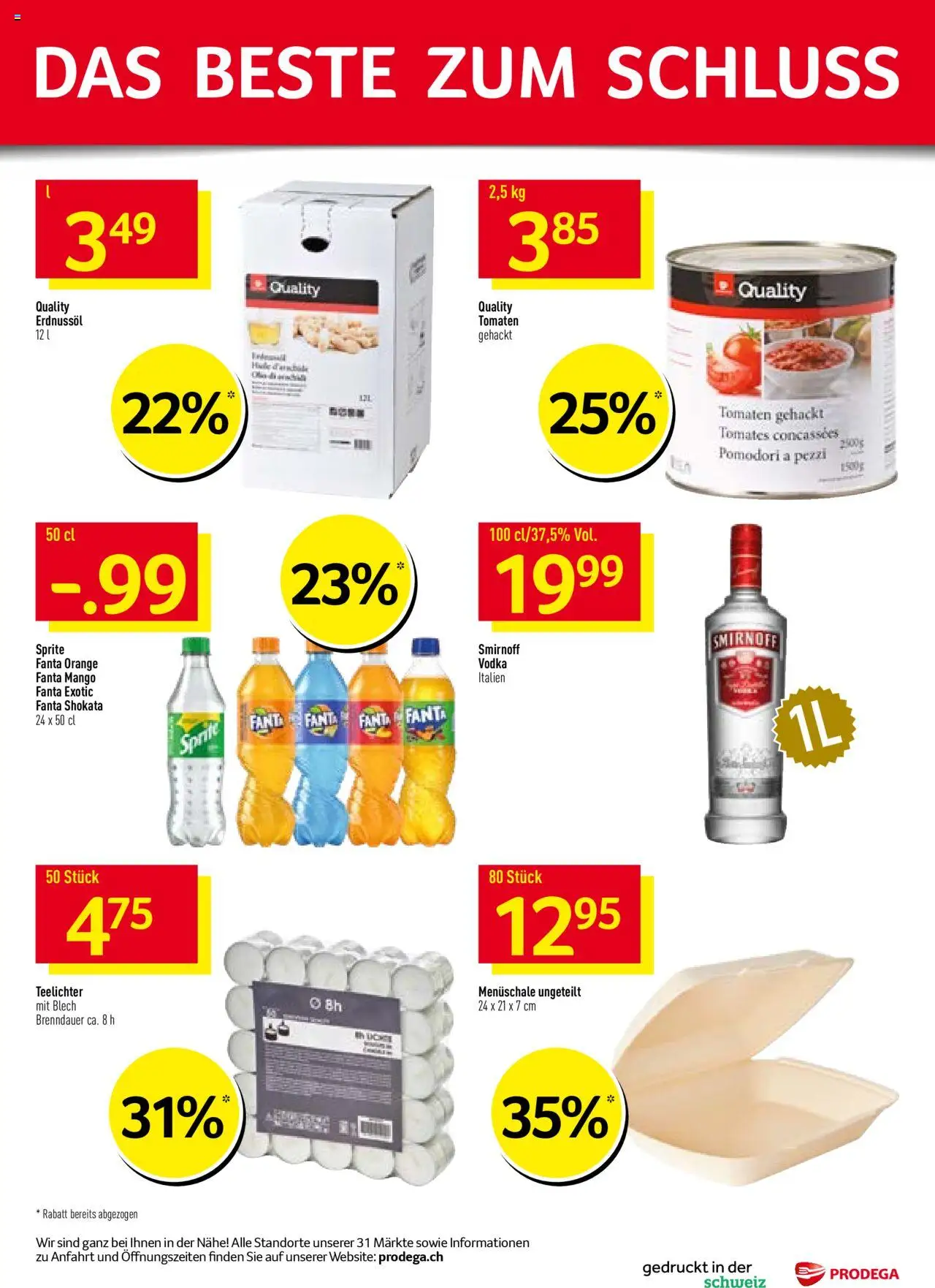 Prodega Aktionen ab 25.08.2025 | Seite: 40 | Produkte: Fanta, Sprite, Tomaten, Mango