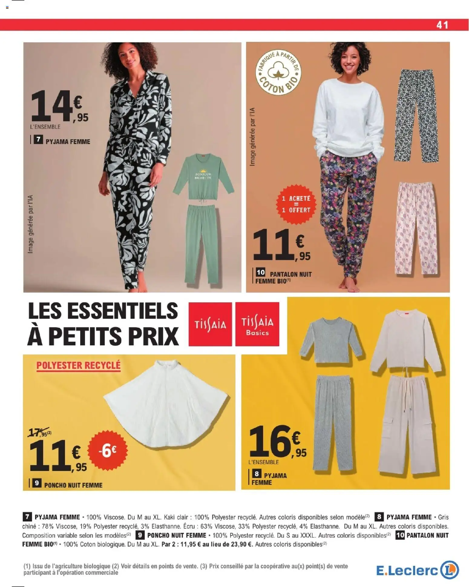 {H1} | Page: 41 | Produits: Coton, Pyjama femme, Pantalon, Pyjama