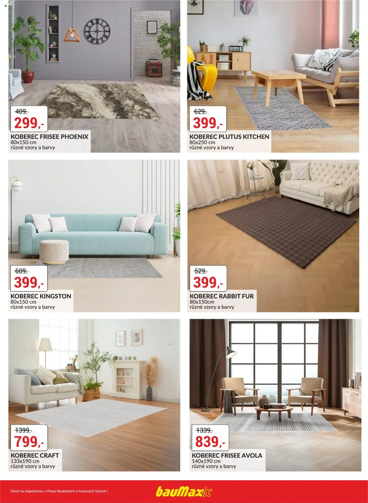 BAUMAX leták - Dny bydlení od 13.11.2025 | Strana: 10 | Produkty: Koberec, Barvy