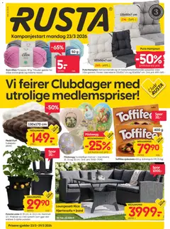 Forhåndsvisning av Rusta kundeavis gyldig fra 23.03.2026