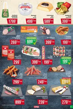 COOP akciós ujság - amely érvényes a következő dátumtól: 18.09.2025 | Oldal: 5 | Termékek: Pick, Bacon, Lecsókolbász, Felvágott